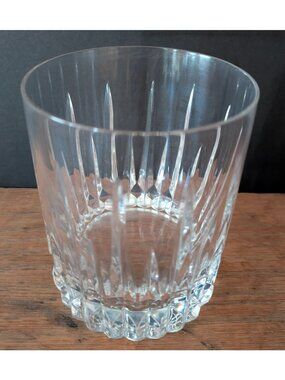 Carico Elegante Old Fashioned Cut Crystal Glass